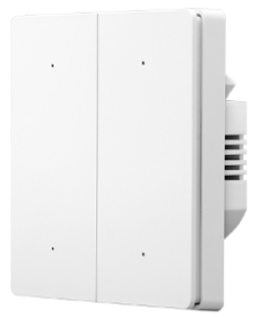 Tuya 4G Zigbee Single Live Line Touch Switch without Capacitor, Optional Neutral Connection, Compatible with Alexa & Google Home